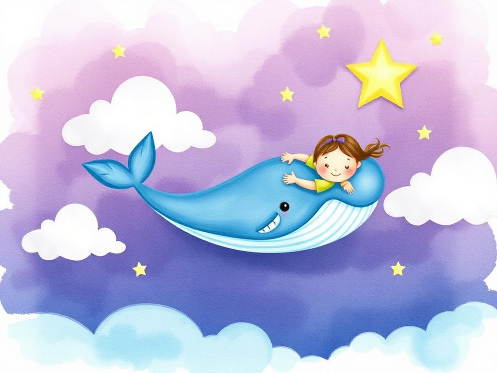 Cover illustration for Saga and the Star Whale